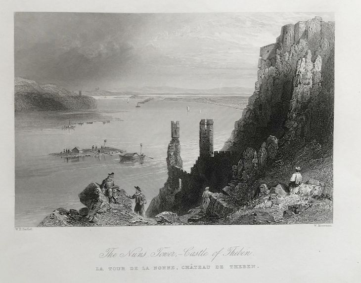 Pohľad na hrad Devín - Panenská veža - 1