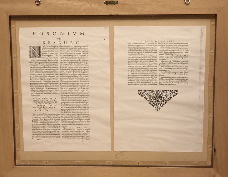 Braun & Hogenberg: Bratislava. Presburg. - 2