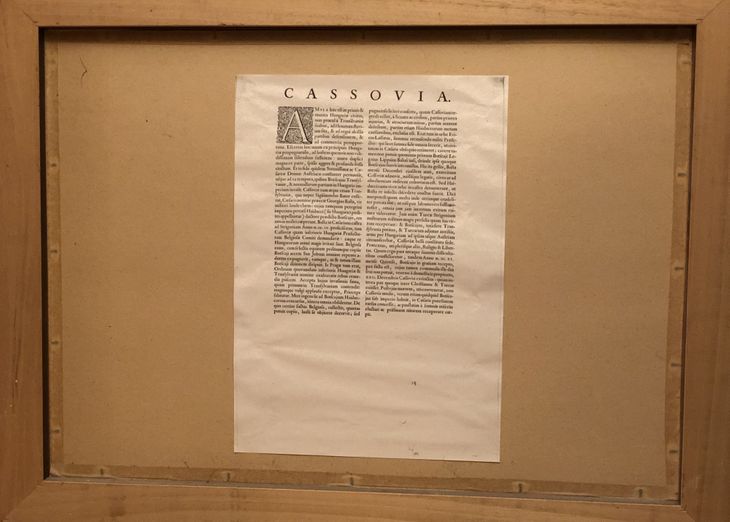 Braun & Hogenberg: Košice, Cassovia. - 2